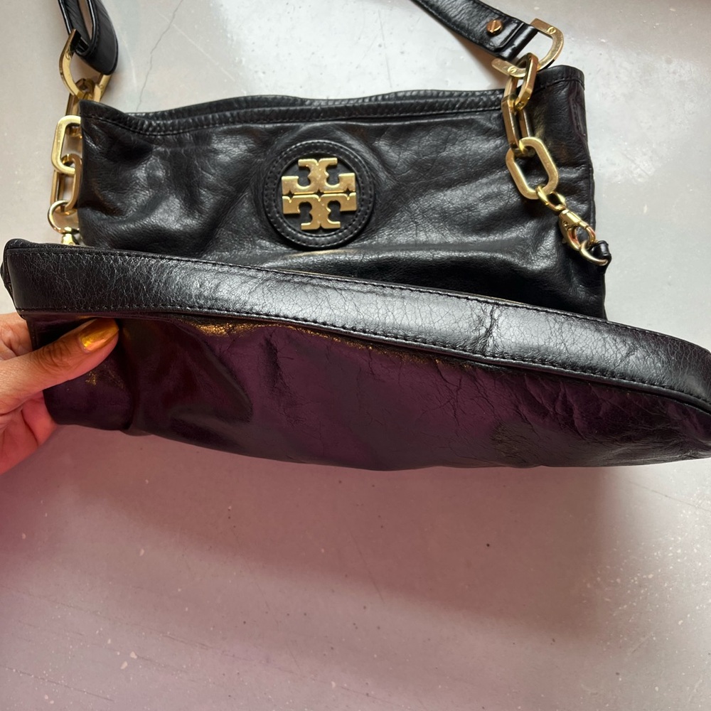 Tory Burch Black Leather Crossbody Bag - Picture 4 of 6